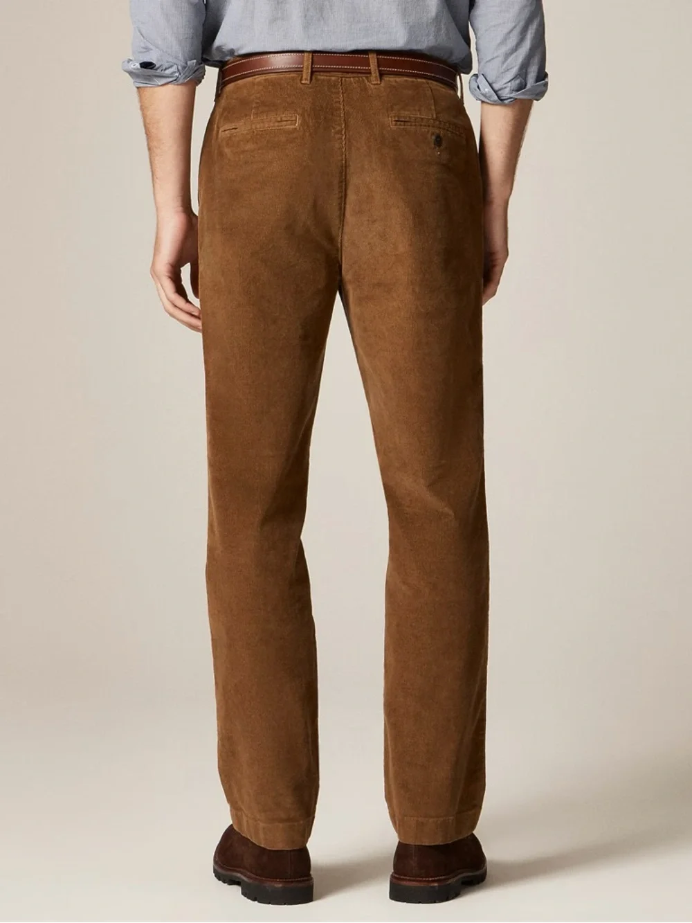 J. CREW Broken-in Straight pant in stretch‎ corduroy in Duckwood SZ 34 NWD CM717
